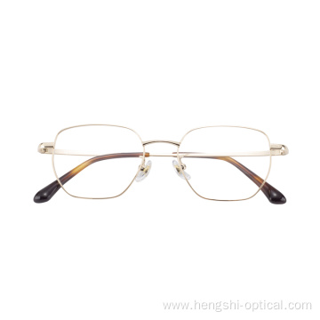 Fashion Design Adult Cheap Eye Glasses Frame Metal Customized Optical Eyeglasses